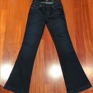 Wide leg 7 for All Man Kind Jeans